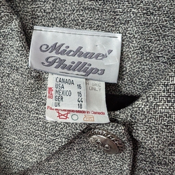 🔥 Vintage Michael Phillips Blazer - Picture 2 of 4
